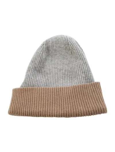 Pre-owned Brunello Cucinelli Beanie In Gray
