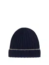 Brunello Cucinelli Contrast-trim Cashmere Beanie