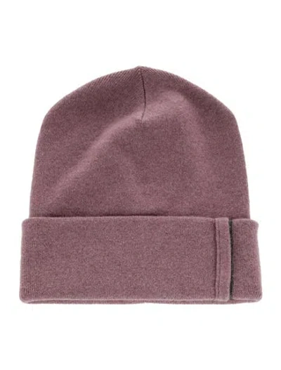Pre-owned Brunello Cucinelli Beanie In Purple