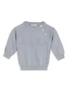 Brunello Cucinelli Bear-jacquard Cotton Jumper In Blue