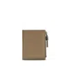 Brunello Cucinelli Beige Calf Leather Bos Taurus Wallet