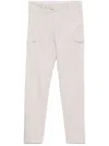 Brunello Cucinelli Straight-leg Cargo Pants In Beige