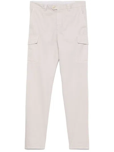 BRUNELLO CUCINELLI BEIGE CARGO PANTS WITH POCKETS