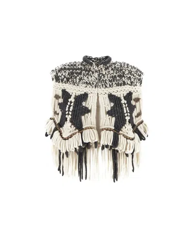 Brunello Cucinelli Embroidered-design Cardigan In Multi