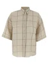 Brunello Cucinelli Checked Short-sleeved Shirt