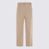 Brunello Cucinelli Belt Loops Trousers With Side And Back Pockets In Brown