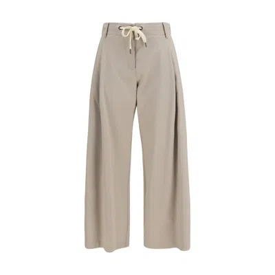 Brunello Cucinelli Interlock Couture Pants In Neutral