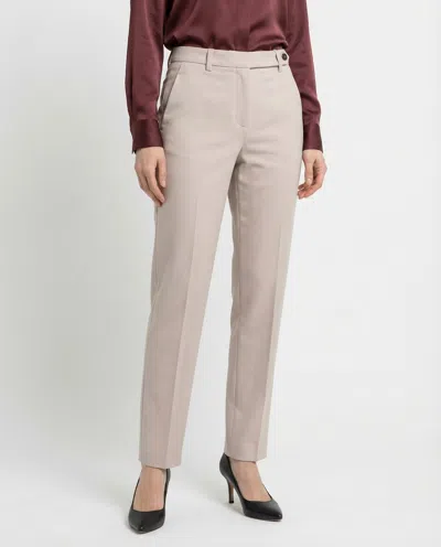 Brunello Cucinelli Beige Cotton Dress Pants In Neutral