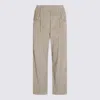 Brunello Cucinelli Women Beige Corduroy Baggy Trousers In Brown