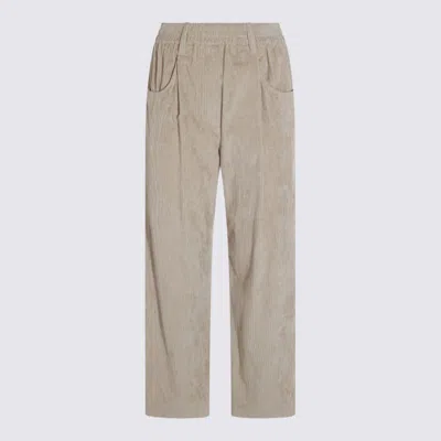 Brunello Cucinelli Beige Cotton Pants