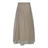 Brunello Cucinelli Monili-detail Skirt In Nutshell