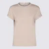 Brunello Cucinelli Beige Cotton T-shirt