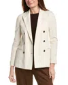 Brunello Cucinelli Double-breasted Blazer In White