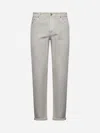 Brunello Cucinelli Beige Denim Traditional Fit Jeans