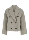 Brunello Cucinelli Coats & Jackets In Beige