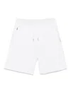 Brunello Cucinelli Beige Drawstring Shorts With Zip Pockets In White