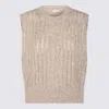 Brunello Cucinelli Light Beige Wool Knitwear