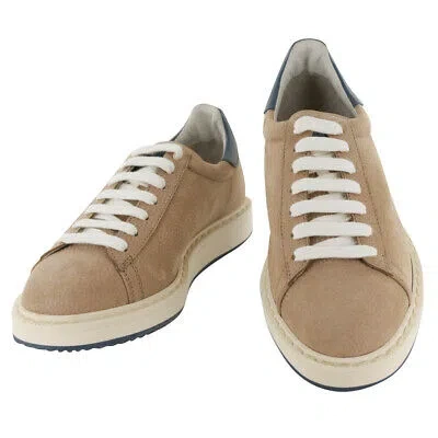 Pre-owned Brunello Cucinelli Beige Leather Sneakers - (519)