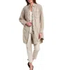 Brunello Cucinelli Leather Jacket In Nude
