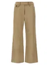 Brunello Cucinelli Linen Cotton Trousers Pants In Beige