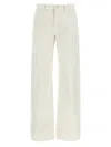 Brunello Cucinelli Denim Pants In Beige