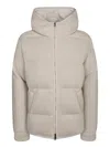 Brunello Cucinelli Long-sleeved Cotton Jacket In Gray