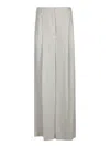 Brunello Cucinelli Beige Lurex Wide Pants