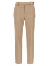Brunello Cucinelli Cotton Trousers With Pockets And Belt Loops