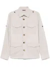 Brunello Cucinelli Ter-repellent Cotton-blend Safari Jacket In Beige