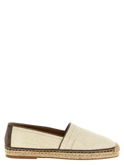 BRUNELLO CUCINELLI BEIGE SLIP ON ESPADRILLES