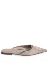 Brunello Cucinelli Chain-embellished Pointed-toe Flats In Multi