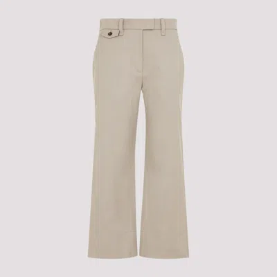 BRUNELLO CUCINELLI BEIGE TWILL PANTS