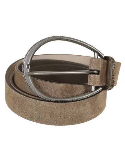 Brunello Cucinelli Belt In Gray