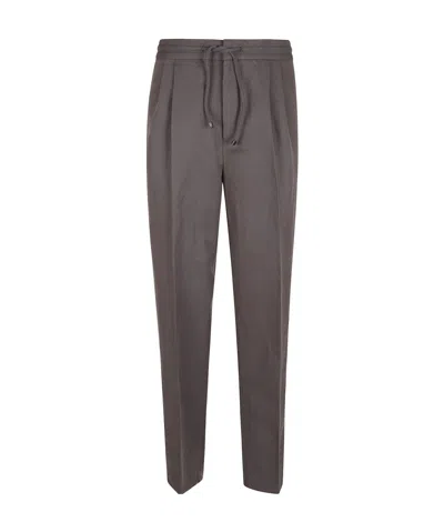 Brunello Cucinelli Belt-loop Casual Pants In Black