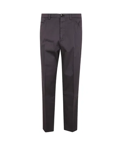 BRUNELLO CUCINELLI PRESSED-CREASE TROUSERS