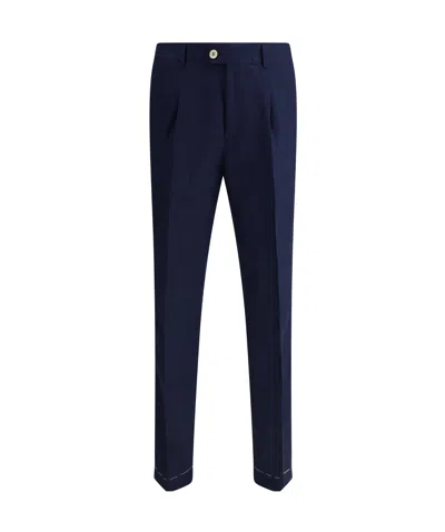 Brunello Cucinelli Belt-loop Casual Pants In Black