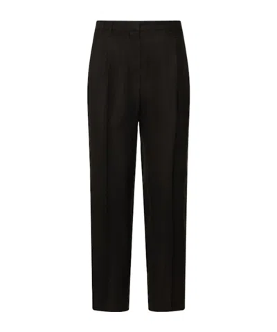 Brunello Cucinelli Belt-loop Casual Pants In Black