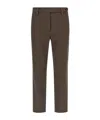 Brunello Cucinelli Belt Loop Casual Pants In Brown