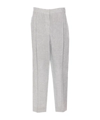 BRUNELLO CUCINELLI BRUNELLO CUCINELLI MONILI EMBELLISHED SPARKLING SLOUCHY TROUSERS
