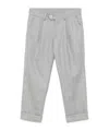 Brunello Cucinelli Belt-loop Casual Pants In Gray