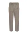Brunello Cucinelli Belt-loop Casual Pants In Gray