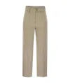 Brunello Cucinelli Belt-loop Casual Pants In Nude
