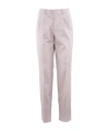 Brunello Cucinelli Belt-loop Casual Pants In Pink
