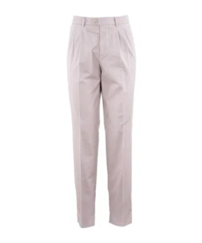 Brunello Cucinelli Belt-loop Casual Pants In Pink