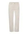Brunello Cucinelli Belt-loop Casual Pants In White
