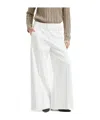 Brunello Cucinelli Belt Loop Casual Pants In White