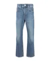 Brunello Cucinelli Belt Loop Denim Trousers In Blue