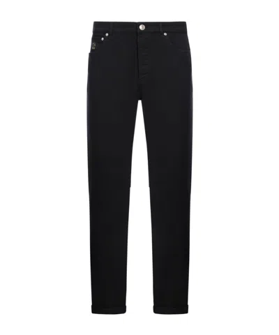 Brunello Cucinelli Belt-loop Jeans In Black