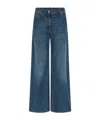 Brunello Cucinelli Women Wide Leg Jeans In Blue