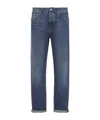Brunello Cucinelli Belt Loop Jeans In Multi